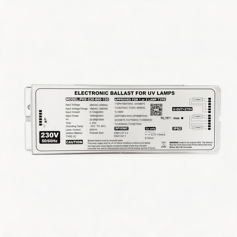 PH2-230-800-150 UV electronic ballast