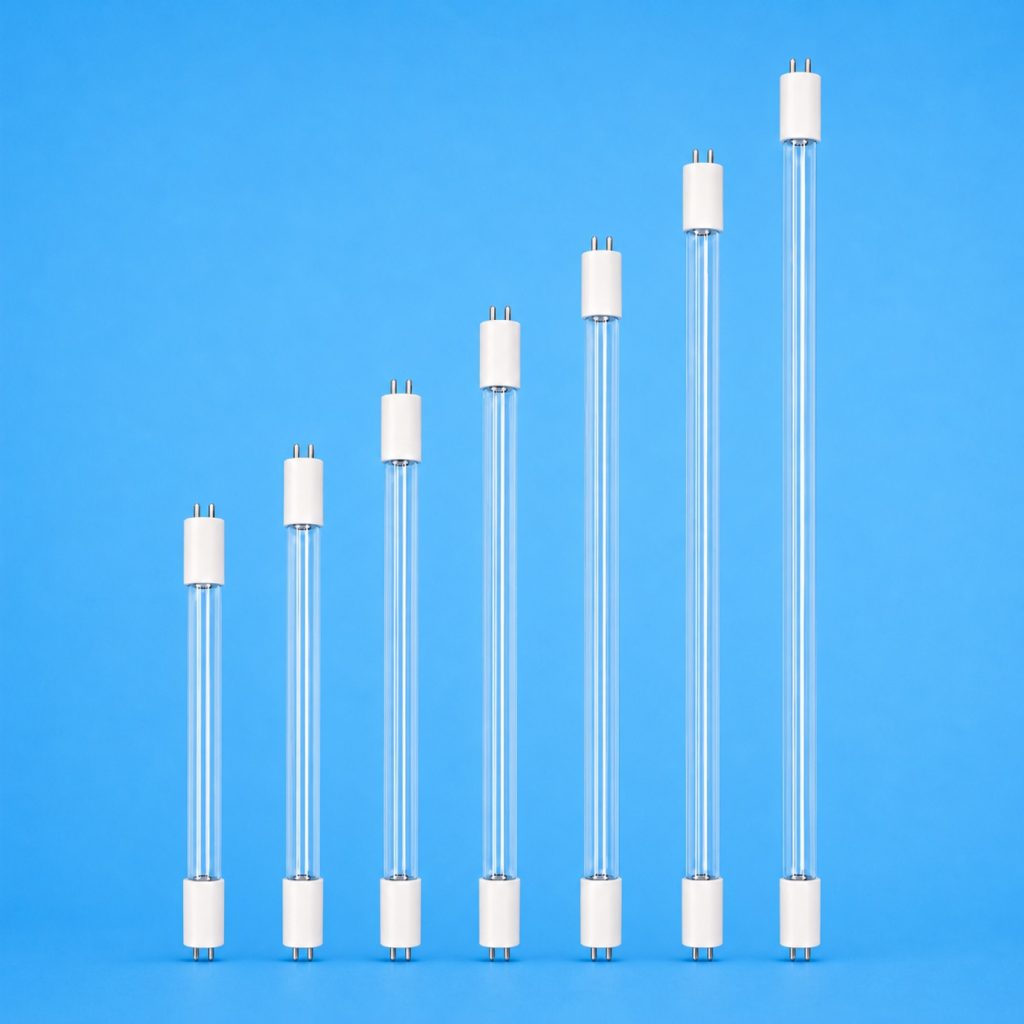 BIOSUN standard UV germicidal lamp tubes in multiple lengths