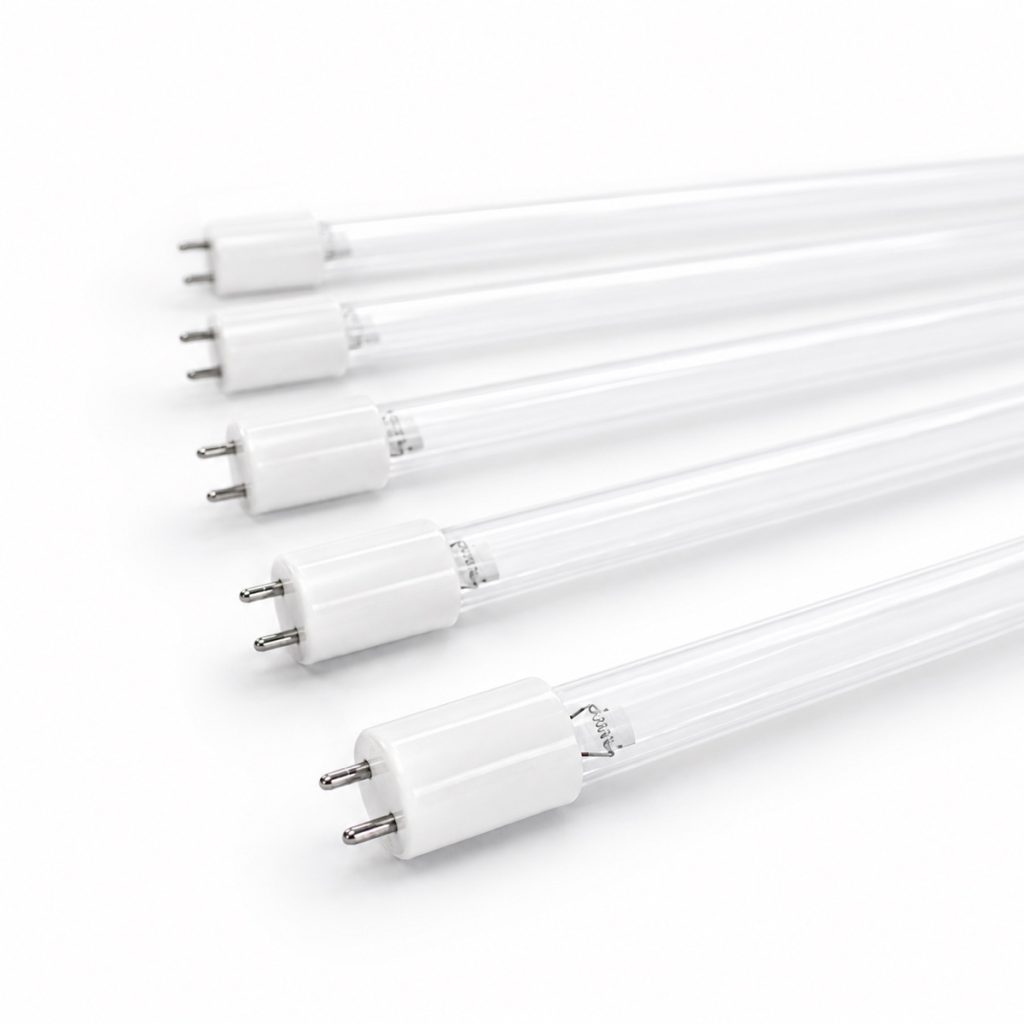 BIOSUN linear UV germicidal lamp tubes with ceramic two-pin bases
